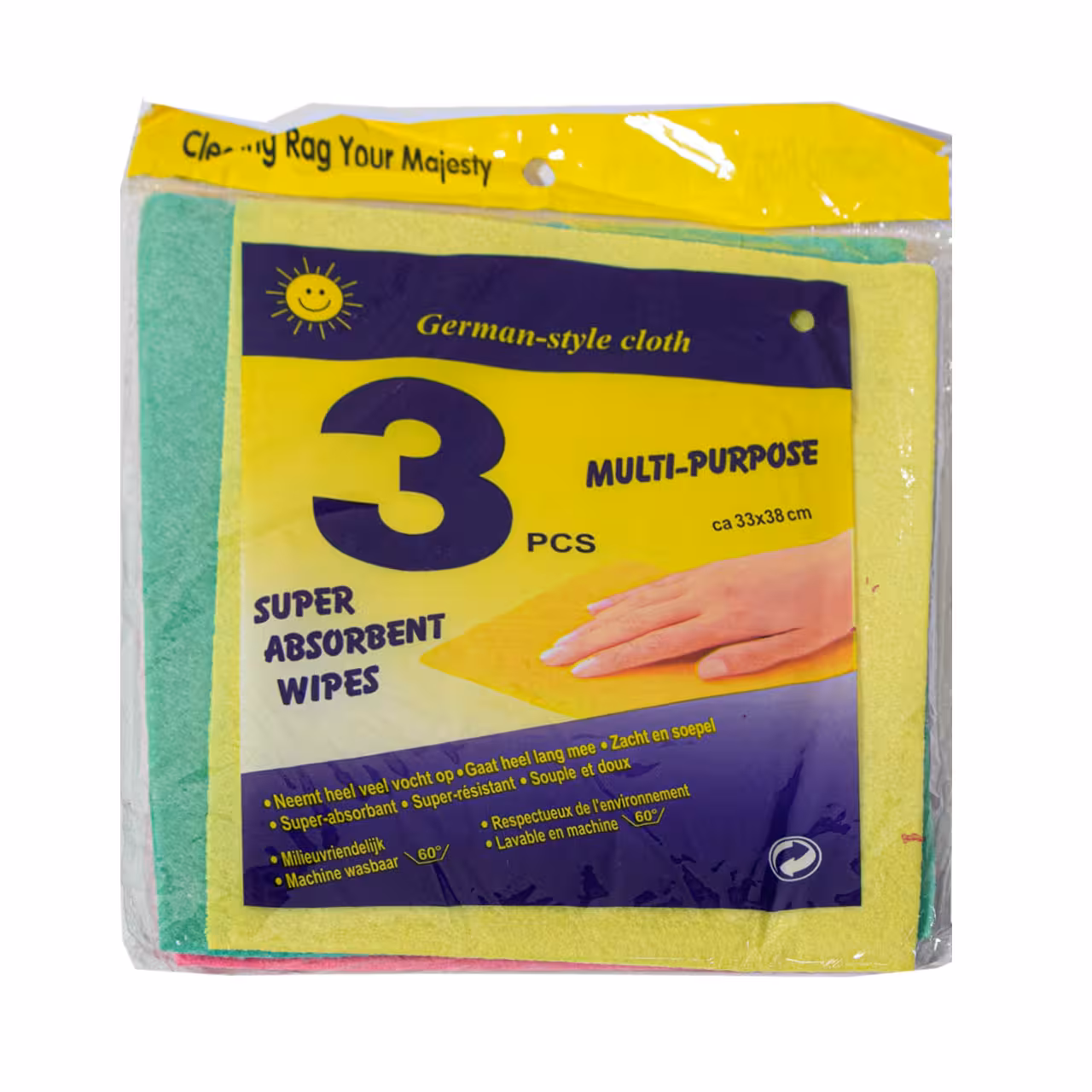 دستمال پاک فوم مدل Multi Purpose بسته 3 عددی