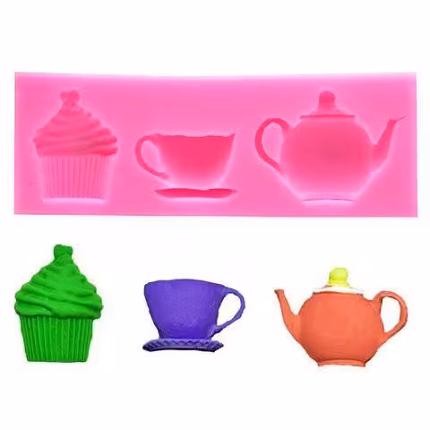 مولد قوری وفنجان و کاپ کیک