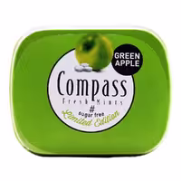 خوشبو کننده دهان، برند کامپس COMPASS، رایحه سیب سبز، بسته 14 گرمی