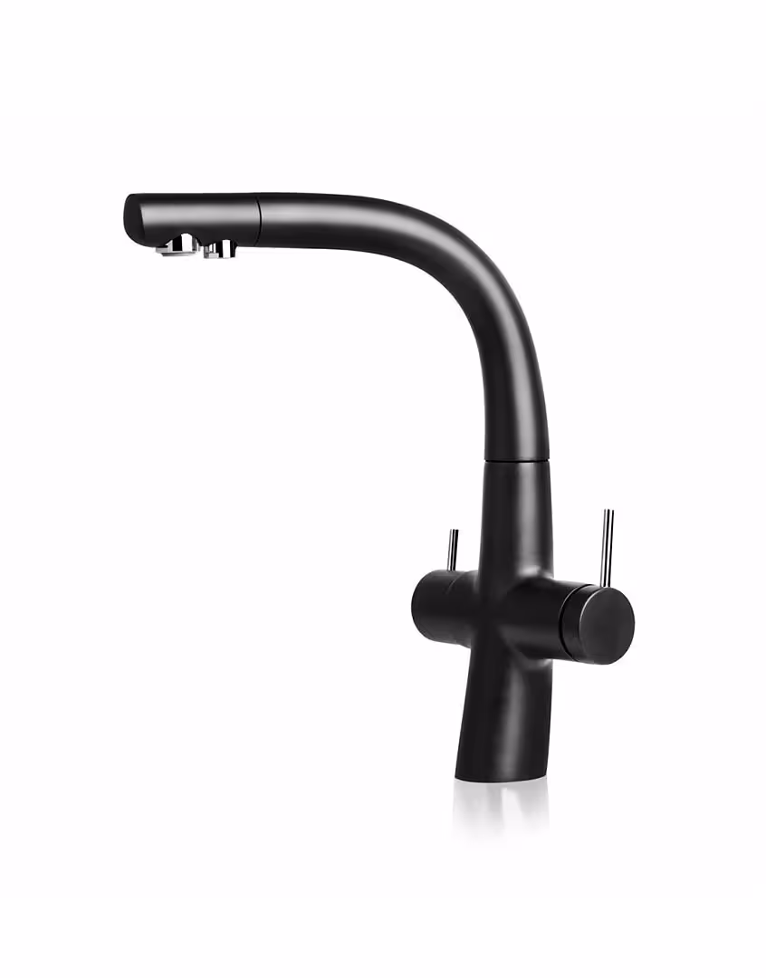 شیر ظرفشویی تصفیه دوکاره کی دبلیو سی مدل زو مشکی