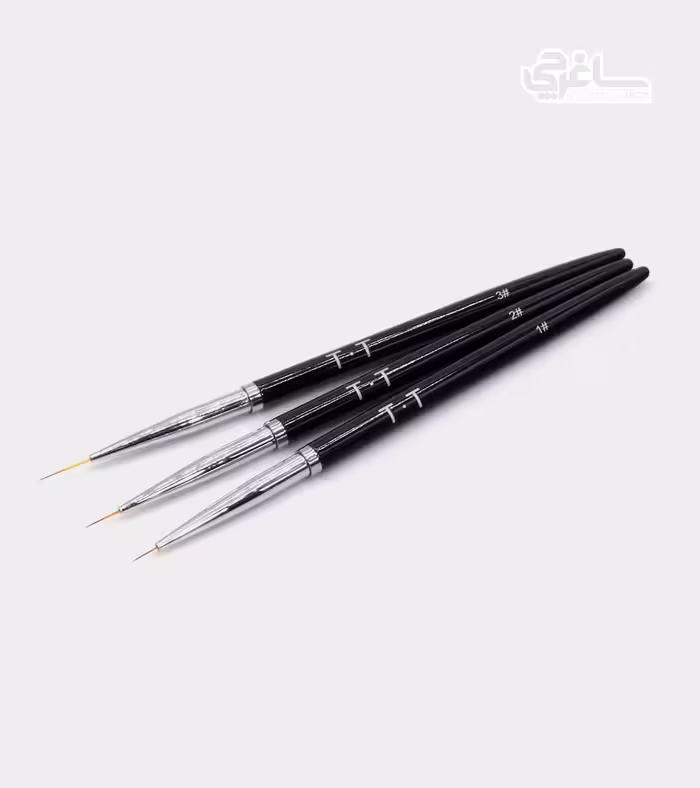 قلم طراحی ناخن 3 عددی کولینسکی Kolinsky T.T