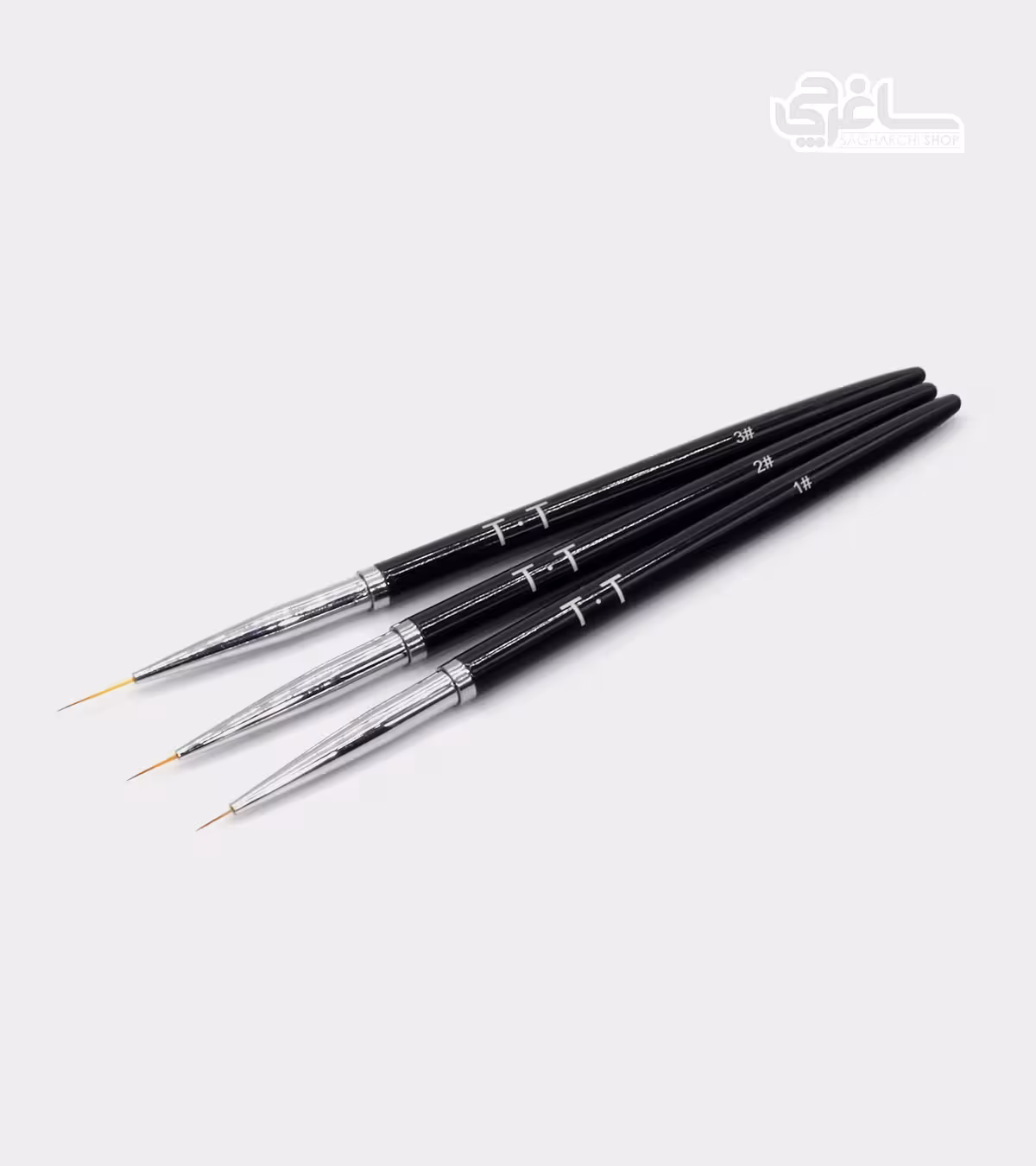 قلم طراحی ناخن 3 عددی کولینسکی Kolinsky T.T