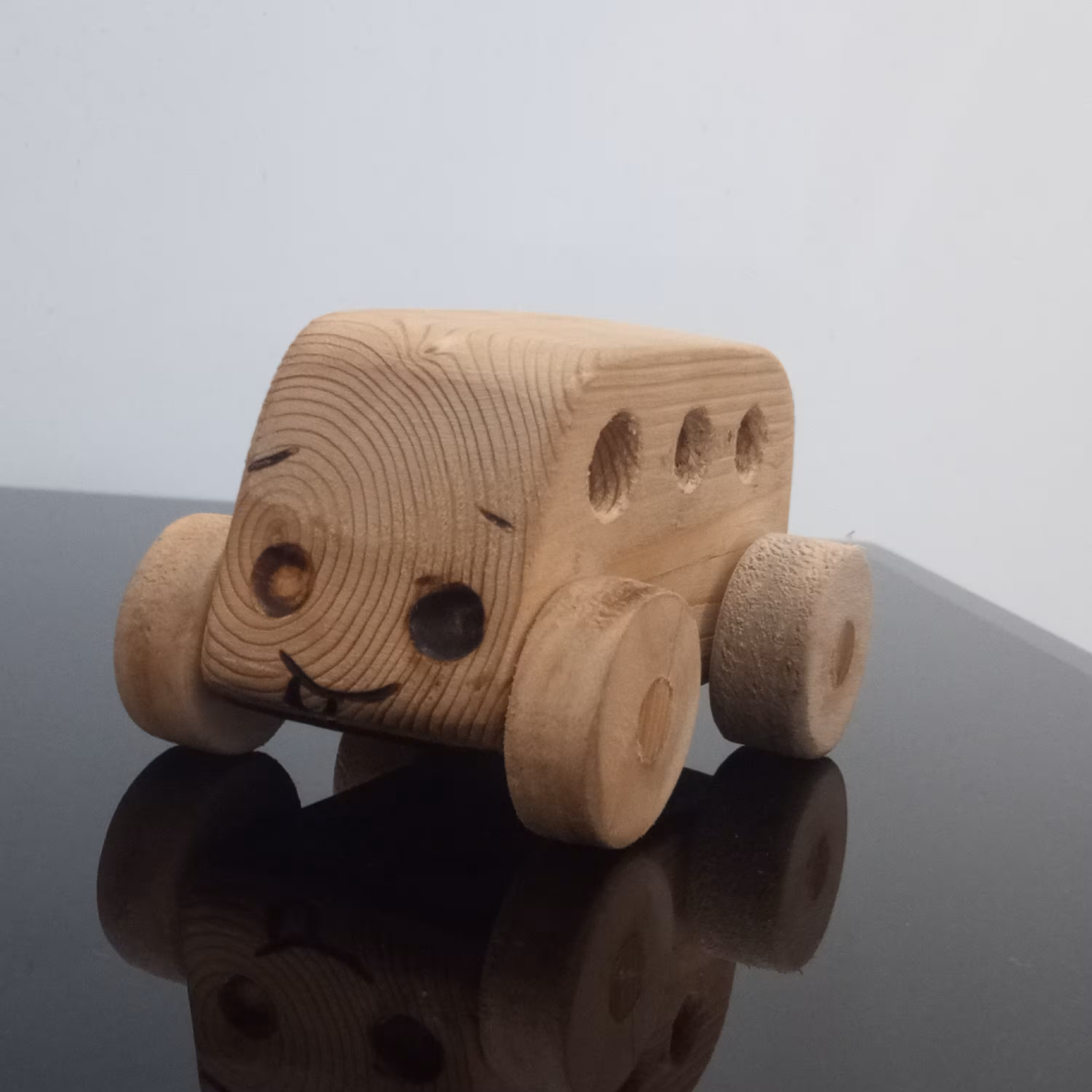 ماشین اسباب بازی چوبی دست ساز  ، اتوبوس