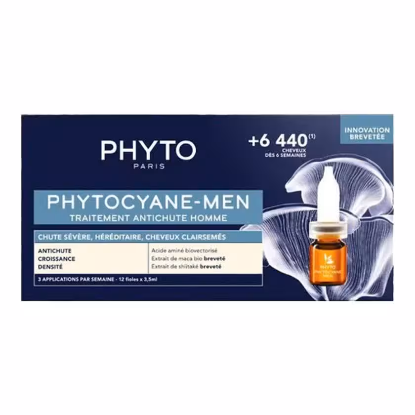 قیمت و خرید سرم ریزش مو فیتو مدل PHYTOCYANE MEN TREATMENT اورجینال