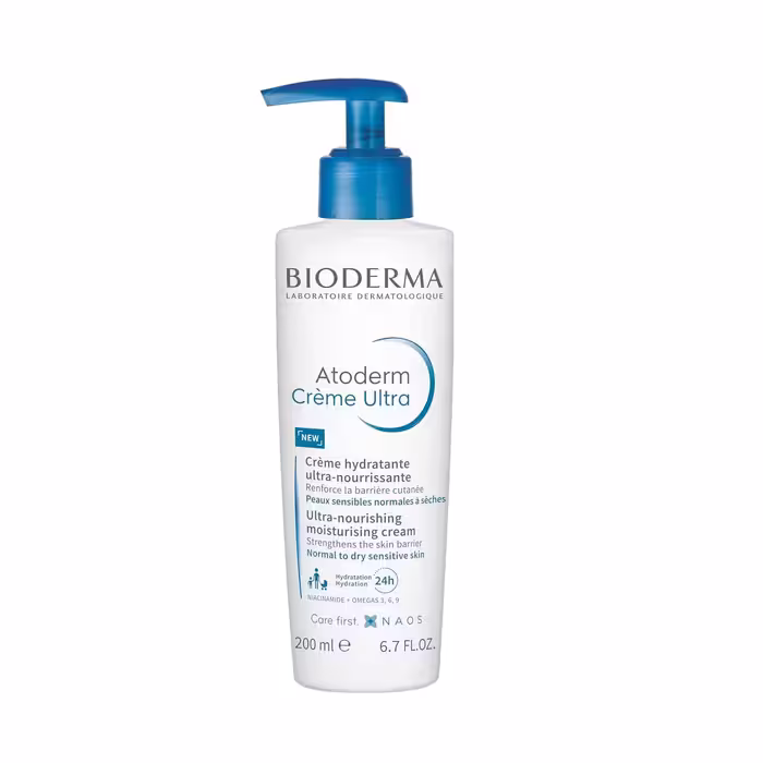 کرم مرطوب کننده بیودرما مدل Atoderm Creme Ultra حجم 200 میلی لیتر