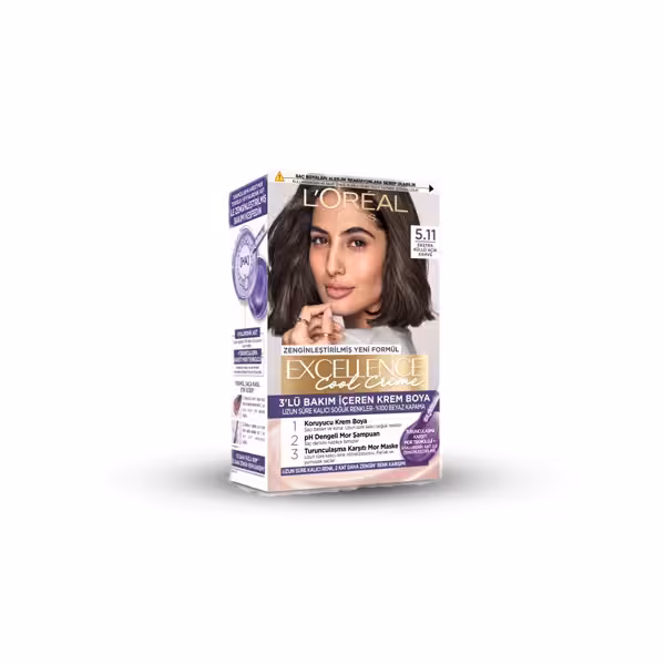 رنگ مو شماره 5.11 لورال