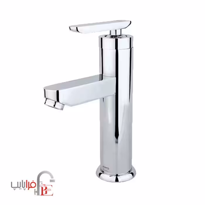 شیر روشویی راسان مدل فلورا کروم