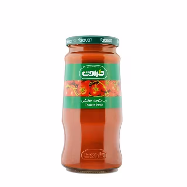 رب گوجه فرنگی شیشه ای طراوت 620 گرمی
