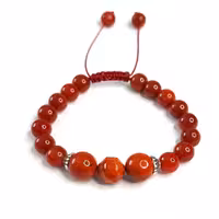 دستبند عقیق قرمز و جاسپر کد310042