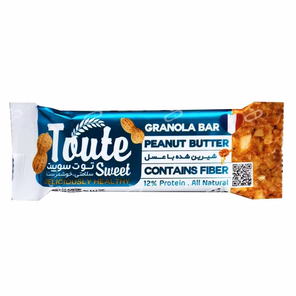 ولا بار عسلی بادام زمینی توت سوییت