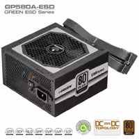 منبع تغذیه کامپیوتر گرین مدل GP580A-ESD
