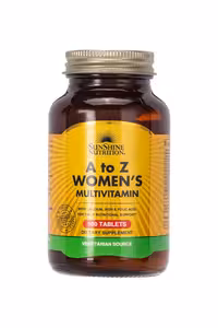 مولتی ویتامین زنانه A to Z برند Sunshine Nutrition - بسته 100 عددی