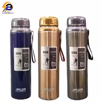 فلاسک کوهنوردی 1 لیتر amszm دماسنج دار