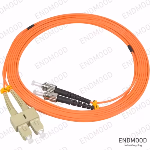 پچ کورد فیبر نوری 1 متری نگزنس SC-ST داپلکس مالتی مود Nexans