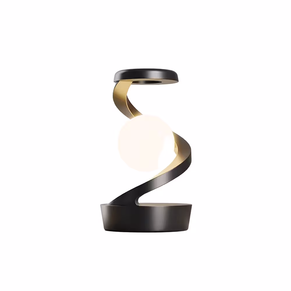 چراغ خواب رومیزی و شارژر بی سیم ROTATING SUSPENSION LAMP