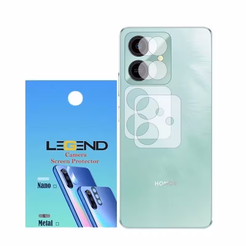 محافظ لنز دوربین لجند مدل نانو گلس مناسب برای موبایل آنر پلی 10 / Honor Play 10 بسته 2 عددی