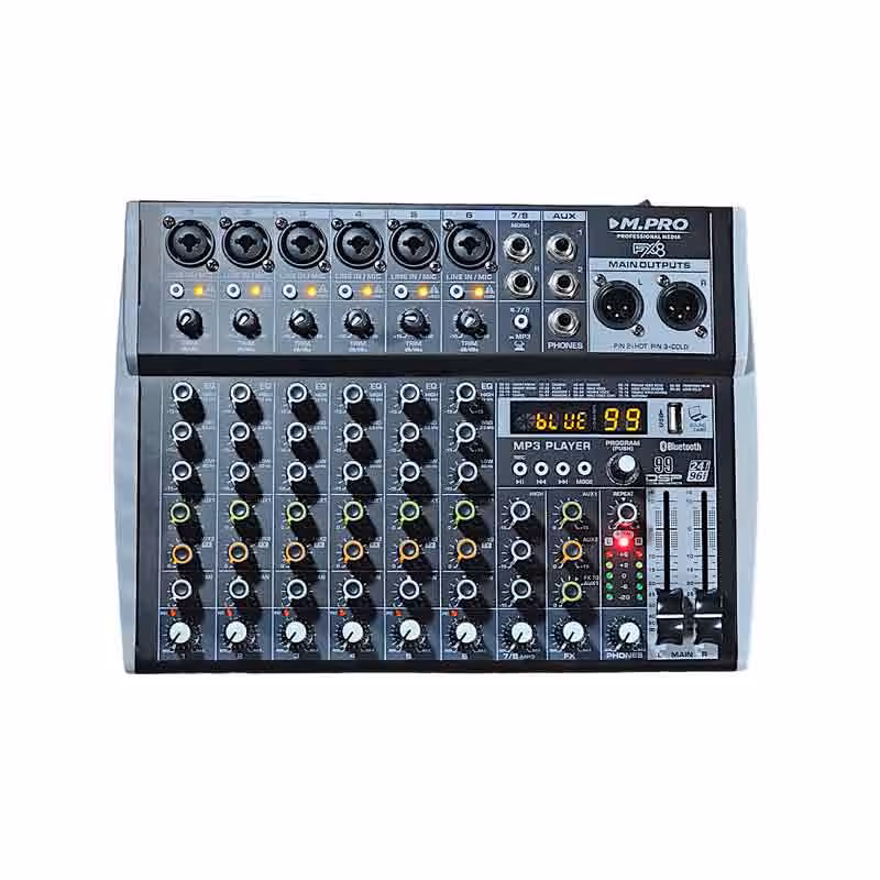میکسر صدا ام پرو مدل MPRO FX8