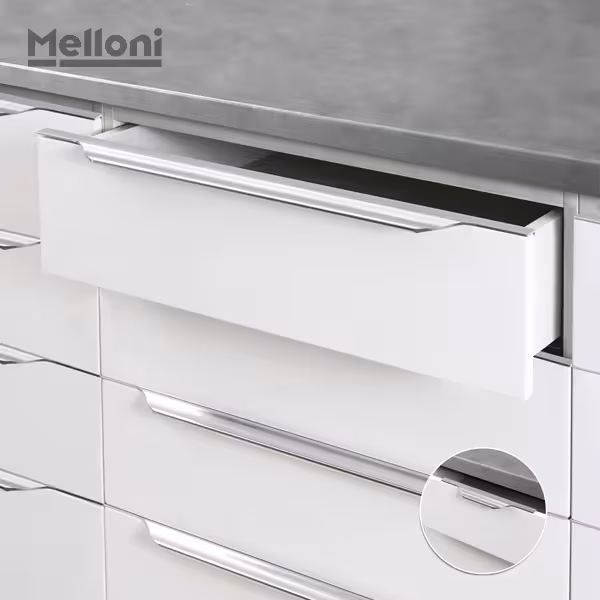 دستگیره تاپ ساید ملونی 7017 - یراقینو فروش یراق آلات کابینت و درب