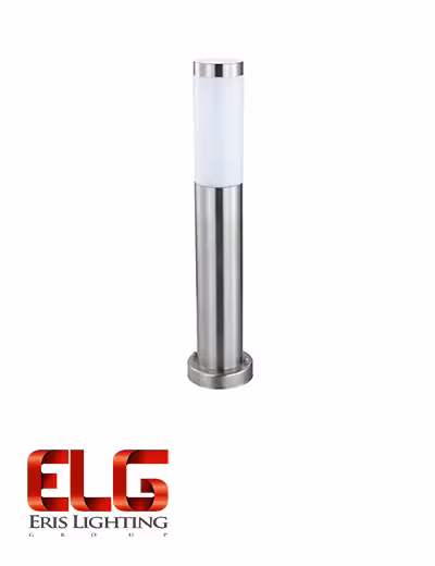 چراغ پارکی 60 وات استنلس استیل نقره ای