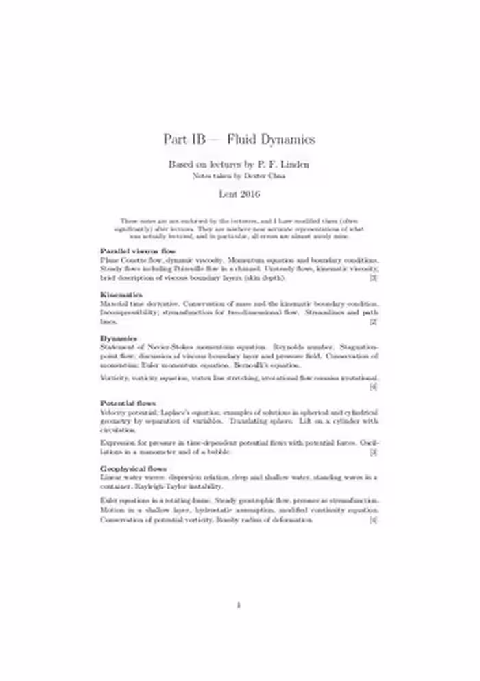 خرید و دانلود نسخه کامل کتاب Fluid Dynamics