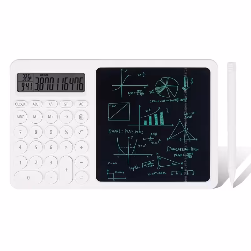ماشین حساب و پد یادداشت گرین لاین مدل Green Lion CalcuWrite Pro به همراه قلم