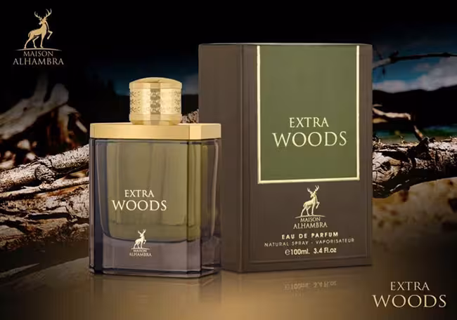 عطر ادکلن مردانه Extra Woods بولگاری من وود اسنس الحمبرا