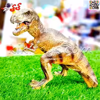 فیگور حیوانات مدل دایناسور تیرکس قهوه ای Tyrannosaurus Rex 5013