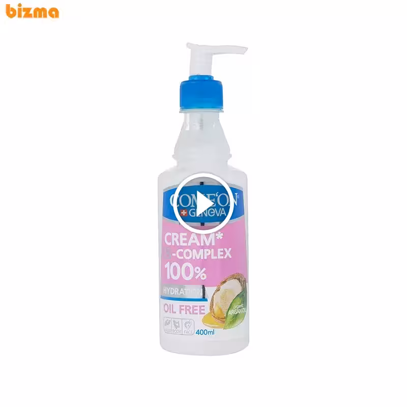 کرم مرطوب کننده کامان مدل B-Complex حجم 400 میلی لیتر