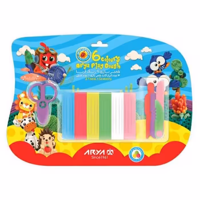 خمیر6رنگ اریاوکیومی همراه ابزار