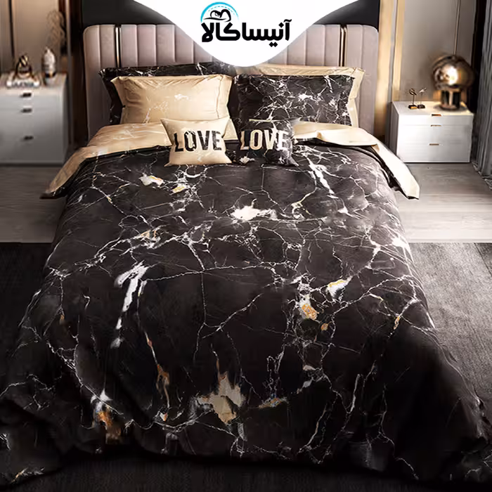 روتختی دو نفره پارلاک طرح سنگی کد 15