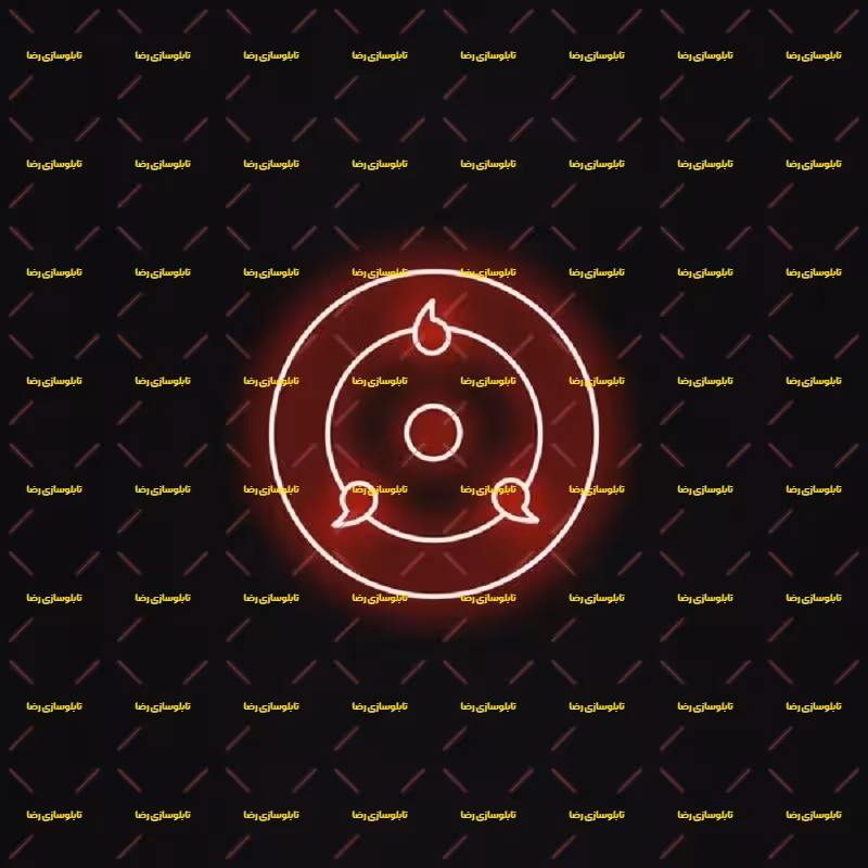 تابلو نئون فلکسی انیمه ناروتو کد 17242