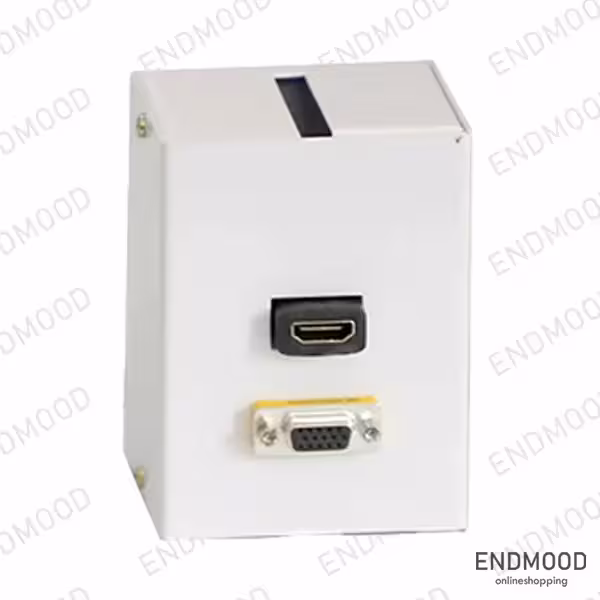 پریز روکار HDMI و VGA کبیر صنعت