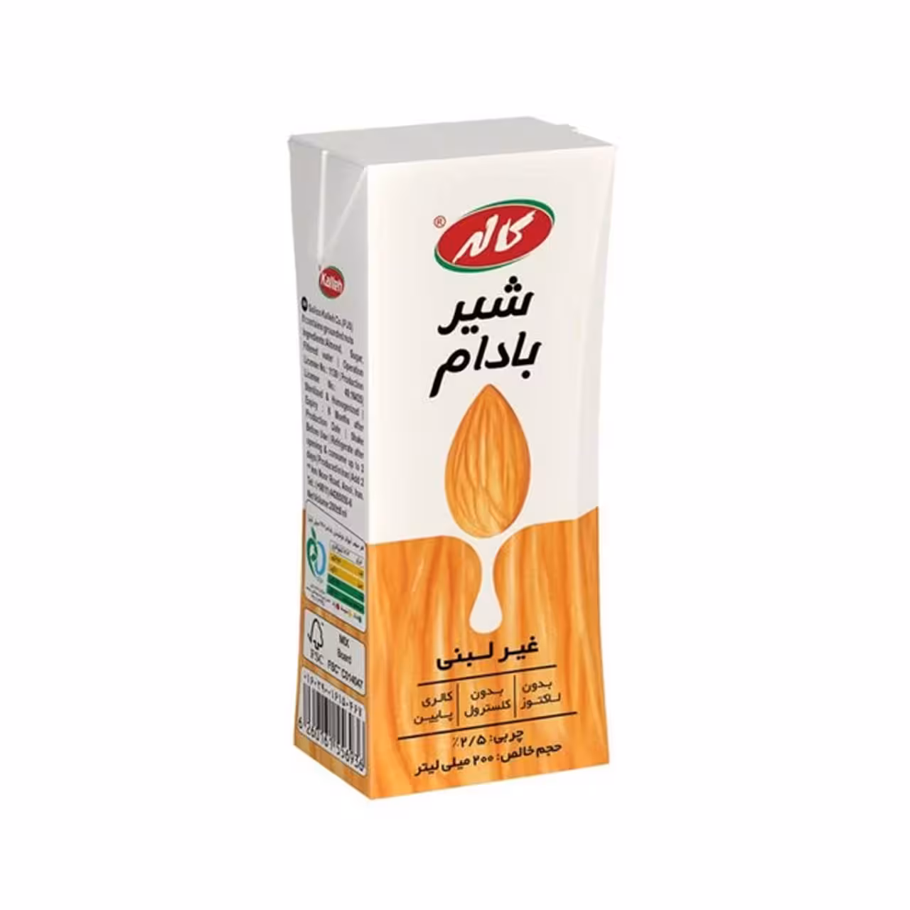 شیر غیر لبنی بادام کاله 200 میلی لیتری