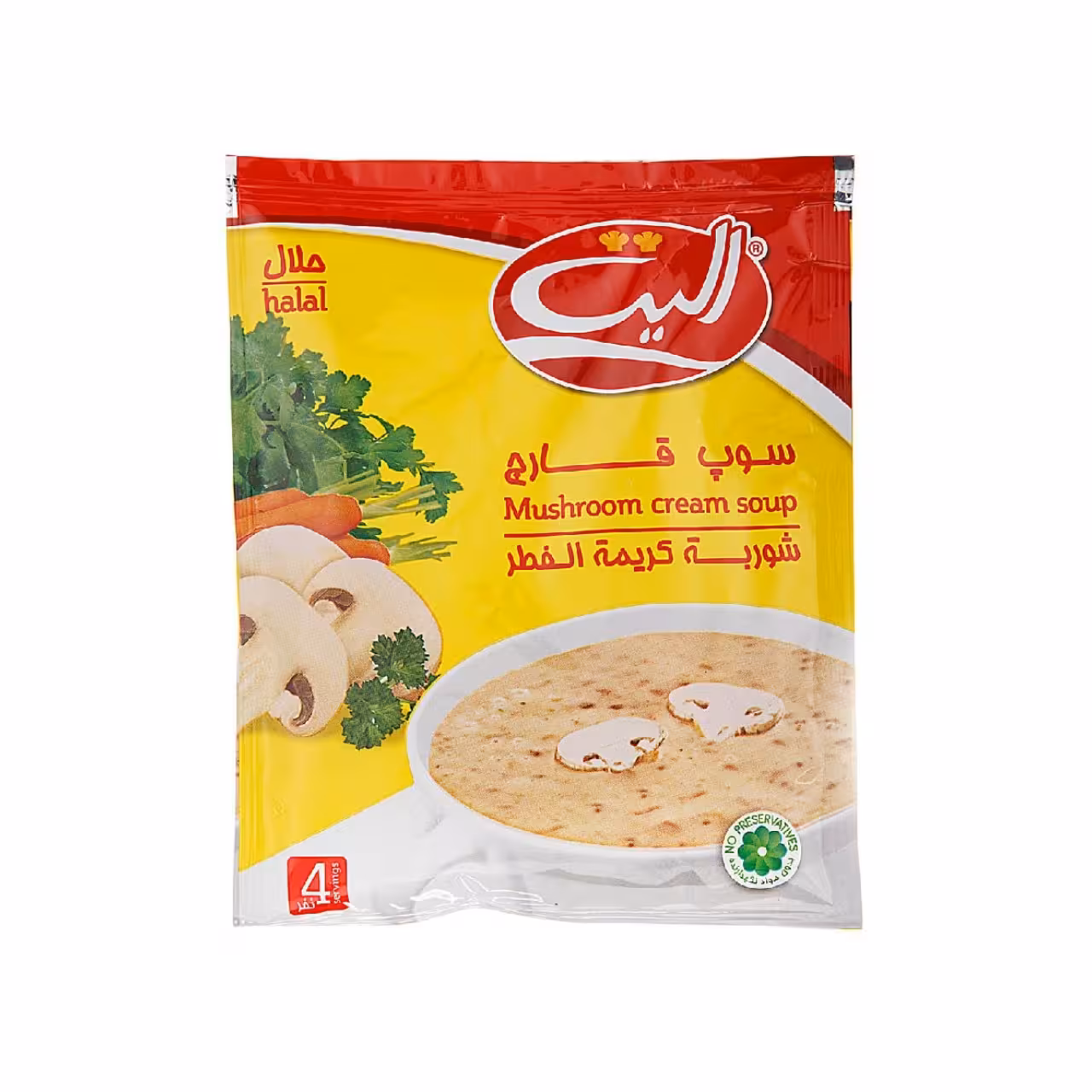 سوپ قارچ آماده الیت 68 گرمی