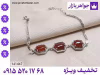 دستبند عقیق یمنی سرخ قرمز محصول ویژه جواهربازار