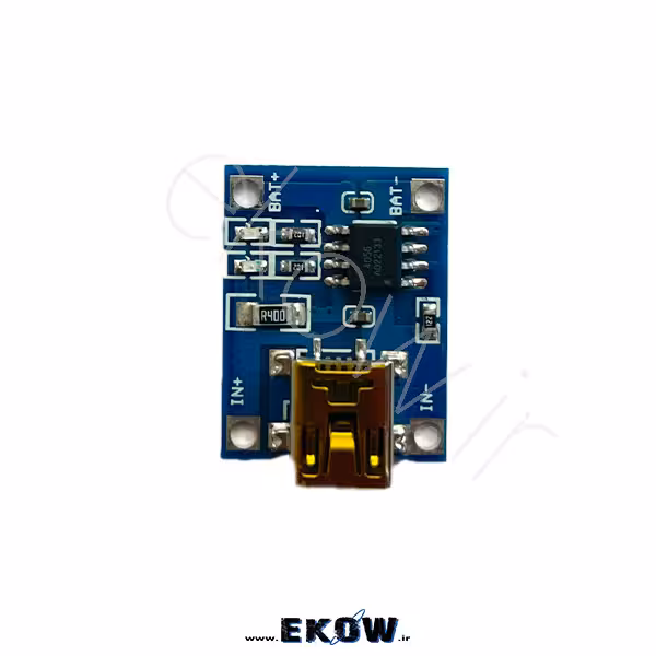 ماژول شارژ باتری لیتیوم TP4056 مینی بدون محافظ (MINI USB)