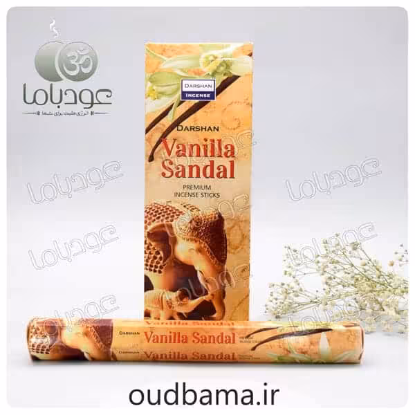 عود عطری وانیل صندل VANILLA SANDAL ( دارشان DARSHAN )