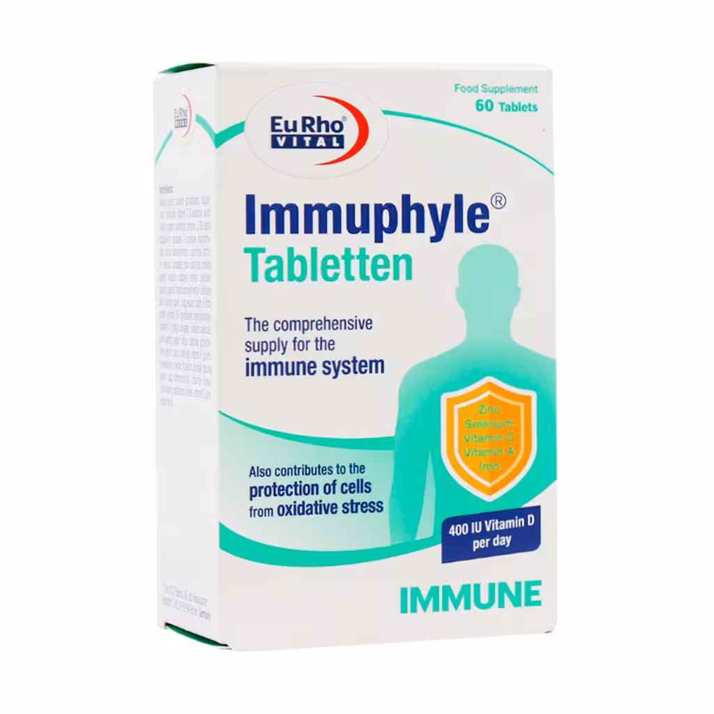 قرص ایموفیل یوروویتال 60عدد | Eurho Vital Immuphyle