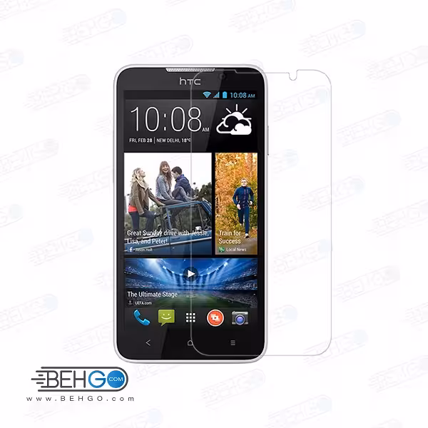 گلس htc 516 بی رنگ و شفاف اچ تی سی دی 516 یا ,516 محافظ صفحه نمایش شیشه ای Glass Screen Protector htc 516