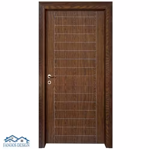 درب داخلی روکش‌دار رنگ چوب راش کد 1230