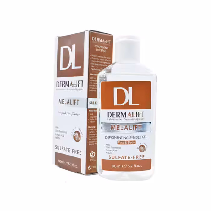 سیندت ژل روشن کننده پوست ملالیفت درمالیفت Dermalift Melalift Depigmenting Syndet Gel