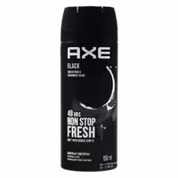 اسپری ضد تعریق مردانه اکس Axe، مدل Black، وارداتی، حجم 150 میلی لیتر