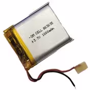 باتری لیتیوم پلیمر 3.7 ولت 1000 میلی آمپر 603048