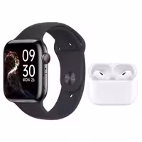 ساعت هوشمند 45میلی‌متر ویسمی مدل wisme-x15 با بند سیلیکونی به همراه هدفون | کالا مکس