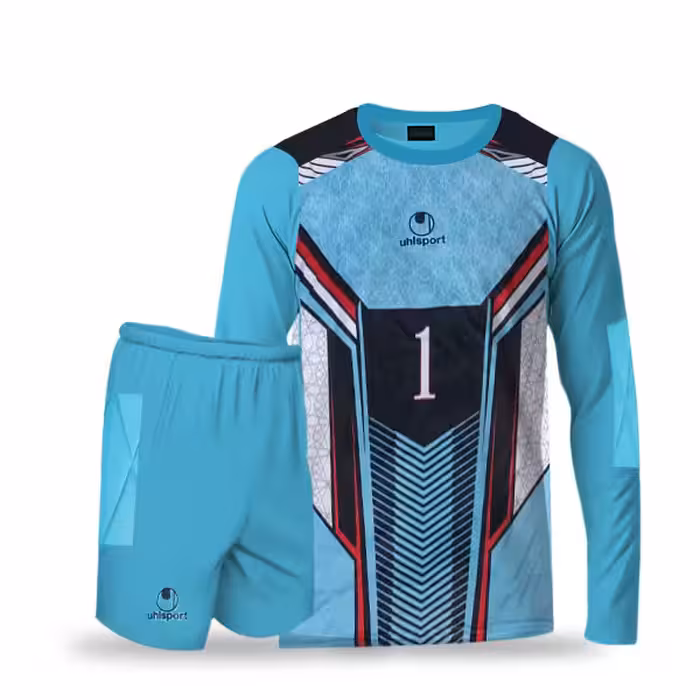 پیراهن و شورت دروازه بانی بچه گانه و بزرگسال آلشپرت (طرح دو)