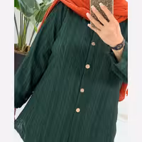 مانتو شومیز زنانه مجلسی مراکشی جلو دکمه ارسال رایگان مارتاشاپ