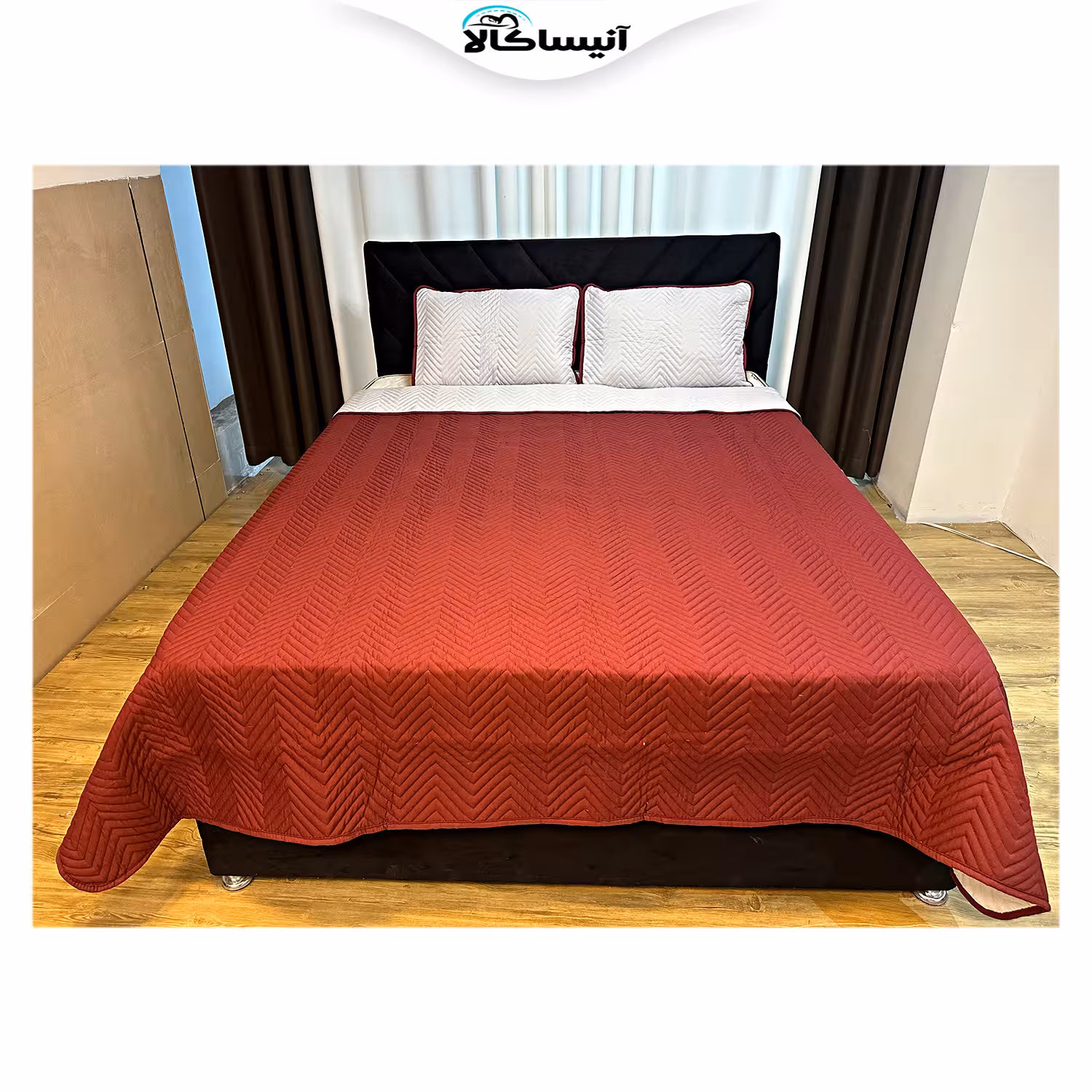 سرویس خواب یاپراک مدل پنبه دوزی کد 001 دونفره 3 تکه