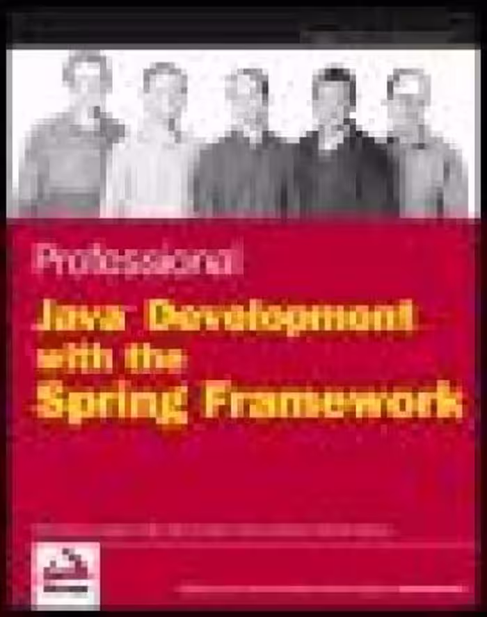 خرید و دانلود نسخه کامل کتاب Professional Java Development with the Spring Framework