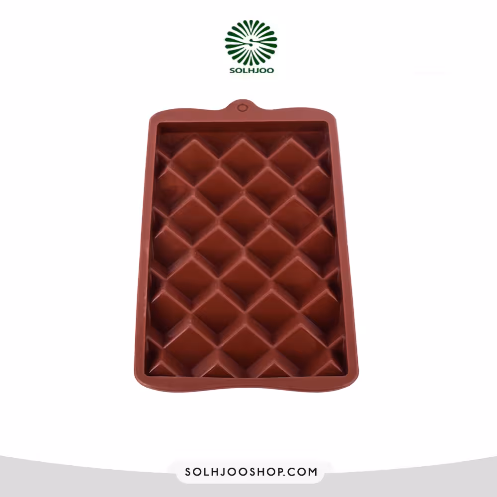 قالب سیلیکون شکلات تبلتی هندسی