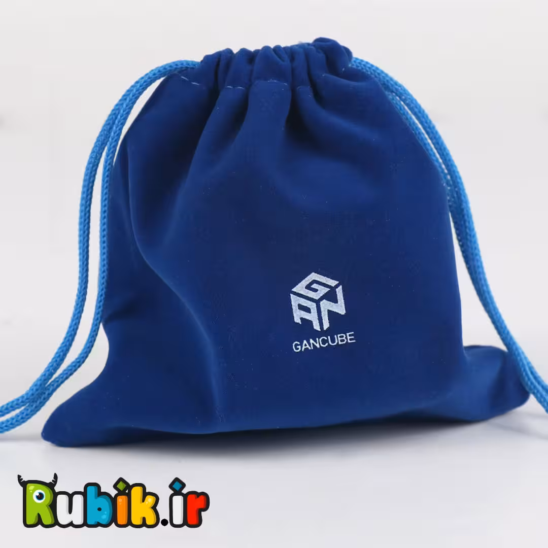کیف مخملی گنز-آبی لاجوردی GAN Blue pouch/bag